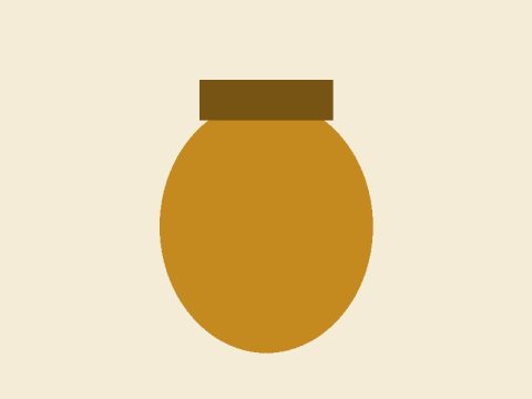 Un puñado de almendras marcona sobre madera