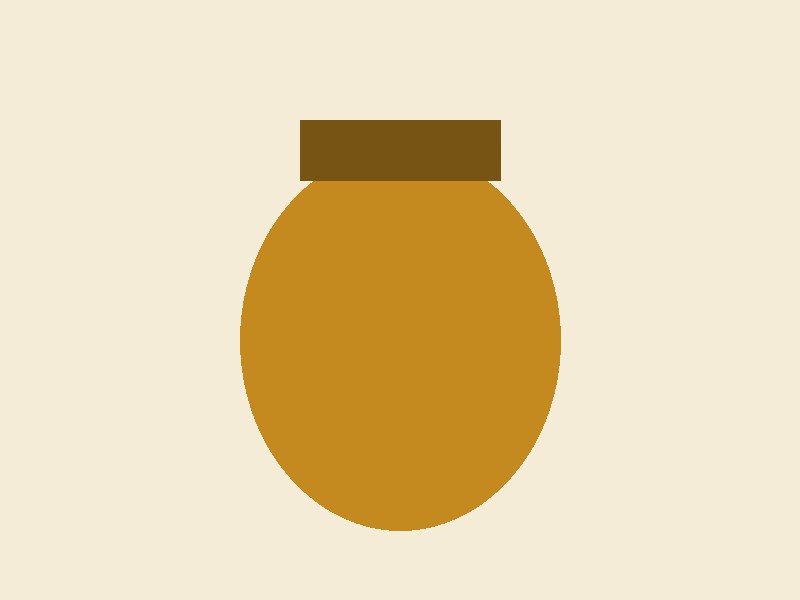 Un puñado de almendras marcona sobre madera